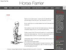 Tablet Screenshot of horsefarrier.com.au